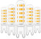Eco.Luma G9 LED Dimmbar Lampen 6W Warmweiß 3000K 520LM Ersatz für 40W 50W 60W Halogen Lampen, Standard G9 Sockel, AC220-240V, 360 ° Abstrahlwinkel, CRI> 83 LED Leuchtmittel, 5er Pack