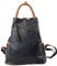 irisaa Damen Rucksack Daypack Tasche Umhänge Tasche Schulrucksack Schultertasche für Frauen und Mädchen, Damen Tasche:Schwarz Braun