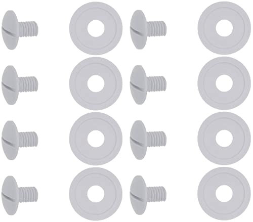 Lot de 8 vis et 8 rondelles de Roue adaptables Polaris 280 180 avec rondelles C55