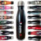 Homadict - Bouteille Isotherme Naruto - Gourde en acier inoxidable - Clan Uchiwa - Maintien Chaud et Froid 12h - Sport, Voyage, Quotidien - 500ml - BPA Free - Licence Officielle