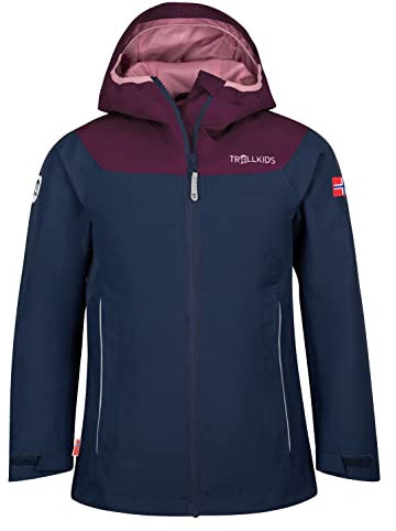 Trollkids Girls Bergen Jacket 98, Blue