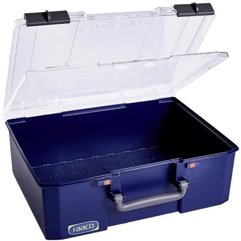 raaco 147255 Kleinteilebehälter CarryLite 150 5x10-0/DL (B x H x T) 413 x 148 x 330 mm Blau 1 St.