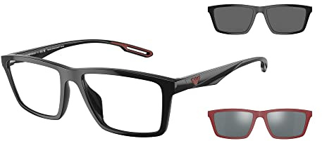 EMPORIO ARMANI 0EA4189U Sonnenbrille, Uni, mehrfarbig, Größe 55, bunt, 55
