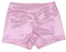 Dtone Mädchen Kurz Hose für Tanz Gymnastik Turnanzug Turn Shorts Glitzer glänzend Fitness Hotpants, Rosa 140（9-10 Jahre）