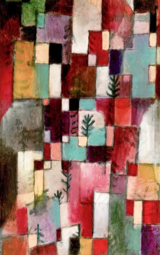 The Notebook: 5 x 8 | Paul Klee Red green and violet-yellow rhythms (1920) Cover Art Notebook | Highschool, College, Work and Personal Notebook | Paperback Wide Ruled