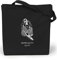 Loxato Jutebeutel - Schwarz Bedruckt, Stoffbeutel B35 x H42 x T8 cm - 100% Baumwolltasche - Einkaufstasche - Damen Shopper