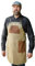 Angus Stoke Grillschürze aus hochwertigem Canvas & Echtleder – variable Kochschürze mit hochwertigen Leder-Riemen – Schürze für Küche, BBQ & Barista - Simon (L/XL)