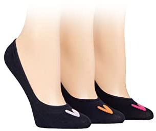 Caroline Gardner Ladies Casual Shoe Liner Socks Pack of 3