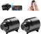 ViCUULY Mini caméra WiFi HD 1080p – Vision nocturne incluse, caméra IP de surveillance sans fil, surveillance à distance de détection 160 ° grand angle micro moniteur bébé (2 pièces)