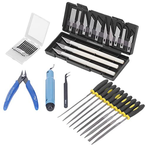Juego de Herramientas de Impresora 3D, Kit de Herramientas de Impresión 3D que Incluye Herramienta de Limpieza y Eliminación de Desbarbado, Kits de Herramientas de Impresión 3D de