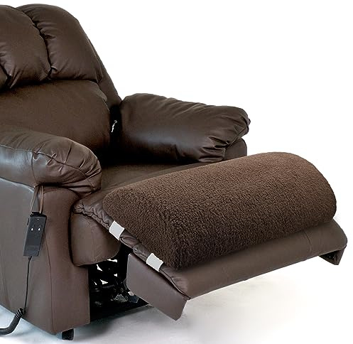 Wesiti Recliner Leg Rest Cushion Footrest Pillow Elevate Feet, Chocolate