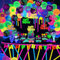 97 Stück Schwarzlicht Deko Neon Party Deko Geburtstag Luftballon Arch Kit mit Leuchtende Hängende Girlande Happy Birthday Banner Cake Topper Fluoreszierendes Klebeband Neon Geburtstagsdeko