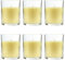 H HANSEL HOME Vela Aromática, Vela en Vaso de Cristal de Cera Vegetal - 28 Horas de Duración, Velas Perfumadas, 8,5x7 cm, Jazmín, 125g x 6 unidades