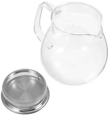 Cabilock 1 Pc verter sobre la cafetera Cafe expreso tetera antigua cafeteras taza de café cafetera con escala contenedor de cafe casero Acero inoxidable Maquina de cafe filtrar