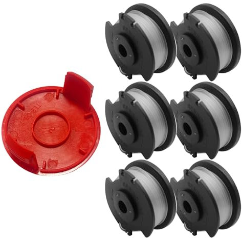 Ersatzfadenspule für EIN-hell GE-CT 18/28 Li, Nylon Rasentrimmer Ersatzfadenspule für GE-CT 18/28 Li TC mit Spulenabdeckung