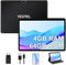 YESTEL Android Tablet mit WiFi, 4GB RAM +64GB ROM(1 TB), 1280x800 HD+ IPS,Bluetooth, 8000mAh, Tablet 10 Zoll mit Abdeckung, Schwarz