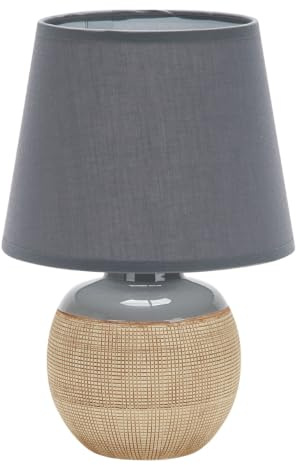 Luxus Tischlampe Lisbon - Blau - H25xØ17 - Armatur E14 - Keramik - Schlafzimmer - Wohnzimmer - Schreibtischlampe