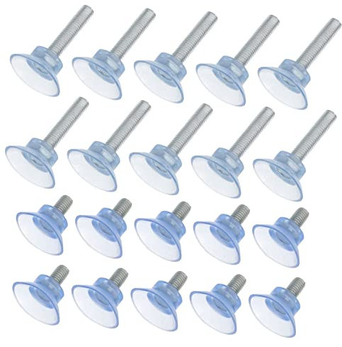 Angoily Lot de 32 Patins De Pieds De Table À Thé Réglables en PVC Robuste Base Robuste Et Facile À Utiliser pour Les Meubles