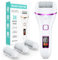 Electric Foot File, Hard Skin Remover Professional Callus Remover for Feet with 3 Rollers LED Light, Rechargeable Pedicure Sets for Feet Dead Skin Dry Skin Cracked Heels Calluses, Foot File Electric