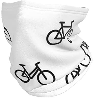 Multifunktionale Kopfbedeckung, einfache schwarze Fahrrad-Sturmhaube, Halstuch, Bandana, Schal, für Herren und Damen, Outdoor-Sport, Schwarz , Einheitsgröße