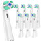 8er Aufsteckzahnbürsten Kompatibel mit Braun Oral B iO 3/4/5/6/7/8/9/10, Aufsteckbürsten Kompatibel mit Oral b iO Elektrischen Zahnbürstea, IO Zahnbürste Aufsätze (Weiß)