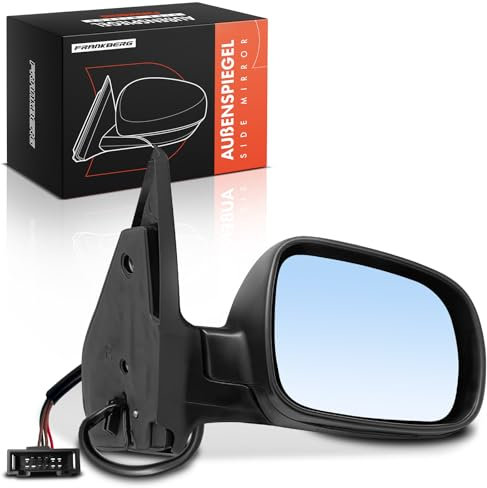 Frankberg Elektrisch Aussenspiegel Außenspiegel Rechts 5-polig &-Beheizbar Kompatibel mit B.o.r.a 07-24 Golf IV 1J1 97-07 Golf IV Variant 1J5 99-06 Replace# 3B1857538BGRU