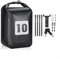 HEIBTENY Sacoche de guidon de vélo, 10 l, étanche, amovible, pour scooter électrique, vélo électrique, VTT, fourche avant, sac à bandoulière (10 l, noir)