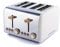 Hamilton Beach Toaster 4 Slice, Scandi, 1500W, 6 Browning Controls, Defrost, Reheat & Cancel Settings, Removable Crumb Tray, Matte Cream with Wood Effect - HBT02MC