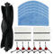 Accessoires pour BObsweep pour aspirateur robot Laresar Mars 01, pièces de rechange avec brosse principale, serpillères, brosses latérales, filtres (B)
