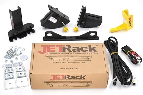 JET Rack Interior Ladder Storage System - A-Frame Ladder Storage for Vans Truck Caps or Trailers