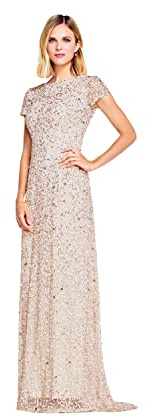 Adrianna Papell - Vestito, Manica Corta, Donna