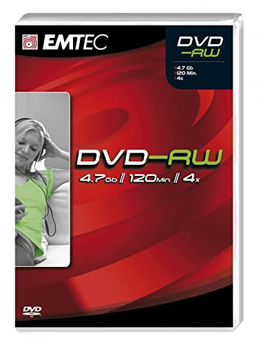 Emtec DVD-RW 4.7GB Pack de 1