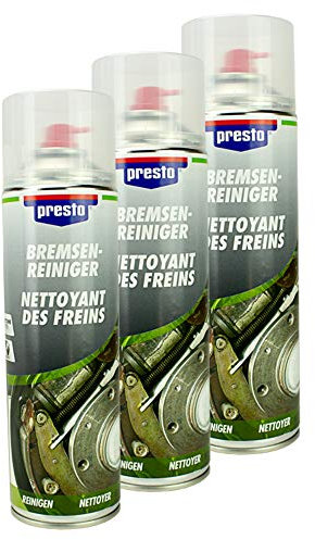Presto 3X BREMSENREINIGER BREMSEN Reiniger Pflege WARTUNG Reinigung 500 ml 30618