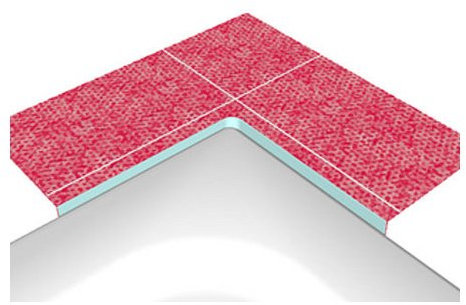 3D Multi-Dichteckenset für bodenebene Duschwannen, 3 Stück