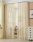 Laneetal Transparente Gardine mit Kräuselband, Fensterschal in Leinen-Optik, Dekoschal, Fenstervorhang für Schlafzimmer Kinderzimmer Küche, Stores Vorhang, Sand, 140x175 cm, 2 Stücke