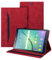 Auslbin Funda para Samsung Galaxy Tab S2 9.7 Pulgadas (SM-T810/T815/T815/T819) Protección de Esquina Carcasa de Cuero Sintético con Función de Soporte (Rojo)
