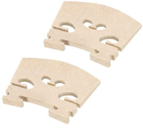 sourcing map 2 Stück Violinsteg Ahornholz Violinteile für 3/4 Violine