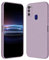 RankOne Hülle für Samsung Galaxy M21 / Galaxy M30s (6.4 Inches) Weiche TPU Silikonhülle - Gras lila