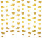 Papier Girlande Deckenhänger Banner Mit Hängendem Herz Glitzer Papier,Banner Streamer Für Junggesellinnenabschied Verlobung Jahrestag Hochzeit Valentinstag Brautparty Dekoration (Gold)