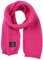 Pesaat Winter Schal Baby Kinder Strickschal 100% Baumwolle Warmes Langer Halstuch Mädchen Jungen Weicher Schön Schals (Rosa Rot)