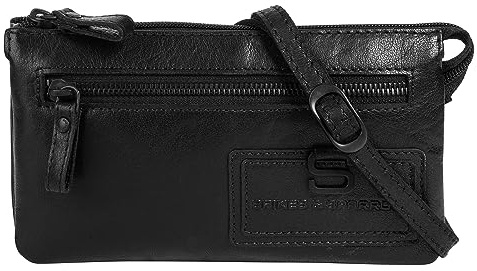 Spikes & Sparrow Umhängetasche CROSS BODY MINI Echt Leder Damen 021816 Leichte Mini-Bag für Unterwegs | Crossbody für City | Kleine Handtasche mit Reißverschluss