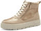 MARCO TOZZI Damen Stiefeletten zum Schnüren Gefüttert mit Reißverschluss, Beige (Dune Comb), 40 EU