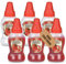 Sopito Flacone da spremere, 6 Pezzi, 40 ml, Mini Bottiglia da spremere con Tappi, Shaker per condimenti, Senza perdite, per Ketchup, Miele, Insalata, Senape, Fai da Te, Arte