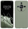 kwmobile Handyhülle kompatibel mit Honor Magic6 Lite / X9b Hülle - Handy Case aus weichem Silikon in Graugrün