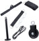 Sosoport 9st Fitness-kit Dyy Home Garage Fitness-Kabel Crossover-trizeps-pulldown-aufsatz Muskelkraft Fitness Flaschenzugsystem Armkrafttrainingsgeräte Metall Bauchkontrolle Pleuelstange