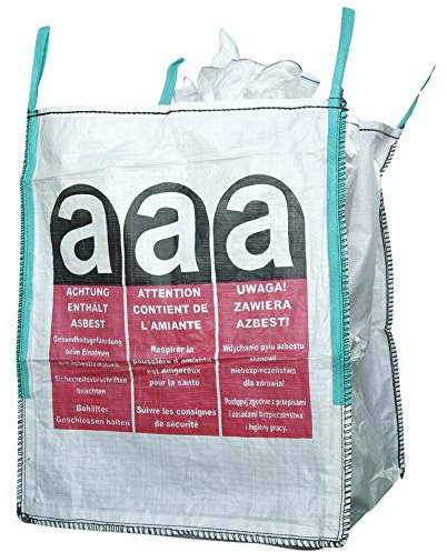 3er Set - Big Bag Asbest 90 x 90 x 110 cm - pro Stück 7.89