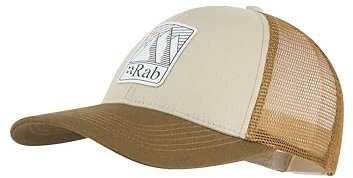 Rab Dihedral Badge Cap – leichte, atmungsaktive Mütze zum Wandern und Trekking, Kieselstein/Eiche, Einheitsgröße