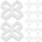HOMOCONO 100pcs Tile Spacers for Tiles Cross Shaped Grout Leveling Clips for Walls Floors Easy Installation for Professional Results