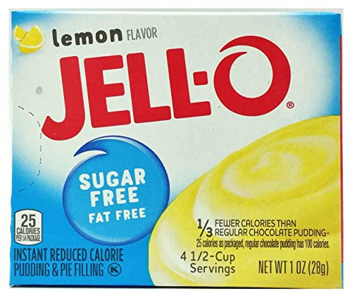 Jell-O Lemon Sugar Free Pudding & Pie Filling 28g