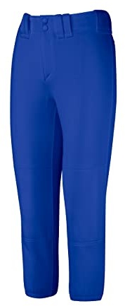 Mizuno Women's Select Belted Softball Pant, Royal , X-Small